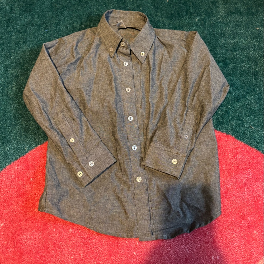 Kid Chambray Button down shirt